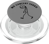Drôle de Concert Pas de Concert Aujourd'hui Triste Stickman PopSockets PopGrip pour MagSafe