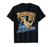 Drôle de conducteur T-Rex dans un train T-Shirt