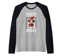 Drôle de Coq Poule Papa Poule Maman Manche Raglan