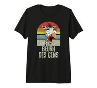 Drôle De Costume De Zèbre Misanthrope Beurk, des Gens T-Shirt Haut de Gamme