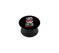 Drôle de détective Disant s'il y Avait Un Crime Malade PopSockets PopGrip Adhésif