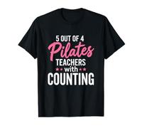 Drôle de Dicton 5 sur 4 pour Les professeurs de Pilates Qui Luttent avec Le comptage T-Shirt Graphique avec Valeur