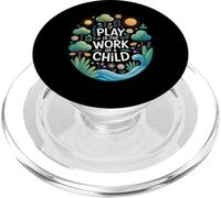 Drôle de Dicton Play is The Work of a Child Nature Scene Love PopSockets PopGrip pour MagSafe