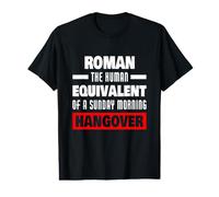 Drôle de Dicton Romain Humain Gueule de Bois T-Shirt Graphique avec Valeur