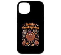 Drôle de Dinde Lire des Livres en Train de Lire Happy Thanksgiving Teacher Coque pour iPhone 13