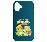 Drôle de Dinosaure Hermano Mayor - Big Brother Construction Coque pour iPhone 16 Plus