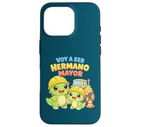 Drôle de Dinosaure Hermano Mayor - Big Brother Construction Coque pour iPhone 16 Pro