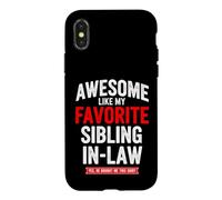 Drôle de dire génial comme ma Loi préférée sur Les frères et sœurs Coque pour iPhone X/XS