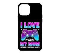 Drôle de dire l'amour Quand ma Maman Laisse Jouer à des Jeux vidéo Coque pour iPhone 12 Mini