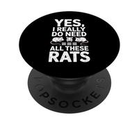 Drôle de dire Oui, J'Ai Vraiment Besoin de Tous Ces Rats PopSockets PopGrip Adhésif