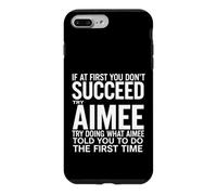 Drôle de dire si Vous ne réussissez Pas, essayez de Faire ce Que Aimee Coque pour iPhone 7 Plus/8 Plus
