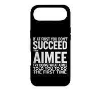 Drôle de dire si Vous ne réussissez Pas, essayez de Faire ce Que Aimee Coque pour iPhone Air