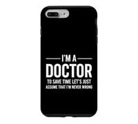 Drôle de Docteur Disant jamais Mal Sarcastique Coque pour iPhone 7 Plus/8 Plus