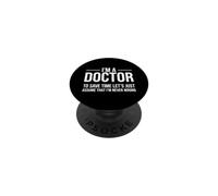 Drôle de Docteur Disant jamais Mal Sarcastique PopSockets PopGrip Adhésif