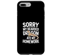 Drôle de Dragon Barbu a mangé Mes devoirs sarcastiques Coque pour iPhone 7 Plus/8 Plus