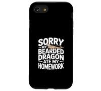 Drôle de Dragon Barbu a mangé Mes devoirs sarcastiques Coque pour iPhone SE (2020) / 7/8