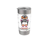 Drôle de drapeau lesbien saphique Shenanigans Gobelet isotherme en acier inoxydable double paroi