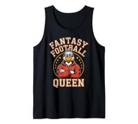 DRÔLE DE Fantasy Football Queen Goose Game Day Legend Mom Draft Débardeur