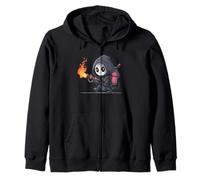 Drôle de Faucheuse avec Costume de Lance-Flammes Sweat à Capuche