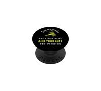 Drôle de Femme pêcheuse, Grand-mère pêcheuse PopSockets PopGrip Adhésif