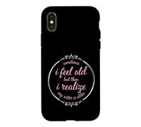 Drôle de frère et sœur Qui Dit Parfois Que Vous Vous sentez Vieux mais Ensuite réalisez Mon Coque pour iPhone X/XS