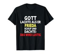 Drôle de Frieda - Nom Frieda T-Shirt Graphique avec Valeur