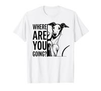 drôle de géryhound, où Vas-tu ? T-Shirt Graphique avec Valeur