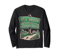 Drôle de Golf avec Inscription « Get in Loser Let's Look for Your Golfball » Manche Longue
