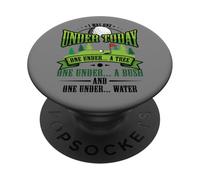 Drôle de Golf Joueur Golf Amant Un sous Aujourd'hui Cadeau PopSockets PopGrip Adhésif