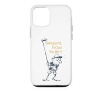 Drôle de Golf Swing Dur au Cas où Vous frappez Coque pour iPhone 12/12 Pro