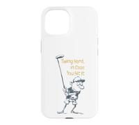 Drôle de Golf Swing Dur au Cas où Vous frappez Coque pour iPhone 15