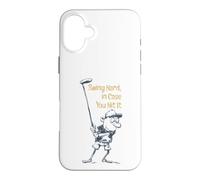 Drôle de Golf Swing Dur au Cas où Vous frappez Coque pour iPhone 16 Plus