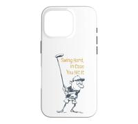 Drôle de Golf Swing Dur au Cas où Vous frappez Coque pour iPhone 16 Pro