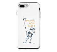 Drôle de Golf Swing Dur au Cas où Vous frappez Coque pour iPhone 7 Plus/8 Plus