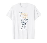 Drôle de Golf Swing Dur au Cas où Vous frappez T-Shirt Graphique avec Valeur