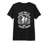 Drôle de Grenouille sorcière Disant Que Les Tissus accumulent causent Le Chaos T-Shirt Haut de Gamme