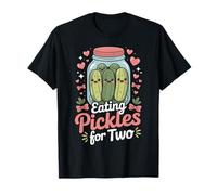 Drôle de Grossesse Mangeant des cornichons pour Deux révéler T-Shirt