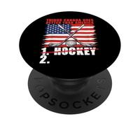 Drôle de Hockey Le Canada Meilleur Que l'Amérique Canadien PopSockets PopGrip Adhésif