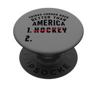 Drôle de Hockey Le Canada Meilleur Que l'Amérique Canadien PopSockets PopGrip Adhésif
