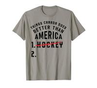 Drôle de Hockey Le Canada Meilleur Que l'Amérique Canadien T-Shirt