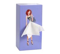 Drôle De Housse De Boîte À Mouchoirs Volante, Couverture De Boîte À Mouchoirs Lady, 9x13x25.5CM