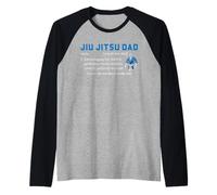 Drôle de Jiu Jitsu Dad Definition BJJ Daddy Manche Raglan