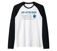 Drôle de Jiu Jitsu Dad Definition BJJ Daddy Manche Raglan