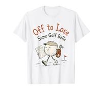 Drôle de Joueur de Golf pour Perdre Quelques balles de Golf T-Shirt Graphique avec Valeur