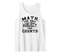 Drôle de journée des Maths Seule matière Qui Compte Débardeur