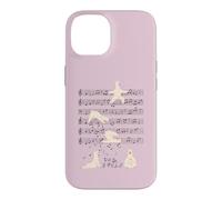 Drôle de Lama alpaga Musique Yoga Jouer avec des Notes alpagas Coque pour iPhone 14