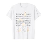 Drôle de Lama alpaga Musique Yoga Jouer avec des Notes alpagas T-Shirt Graphique avec Valeur