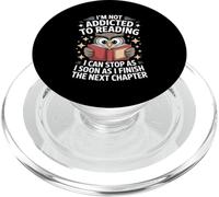 Drôle de Lecture Addiction Disant Hibou Amateur de Livres PopSockets PopGrip pour MagSafe