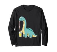 Drôle de Limonade Dinosaure Soda Pop Dino Summer Brontosaure Manche Longue