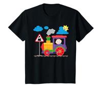Drôle de locomotive avec un bébé conducteur de locomotive T-Shirt